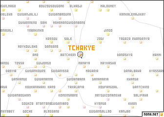 map of Tchakyé