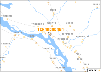 map of Tchamoronda