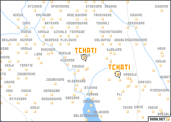 map of Tchati
