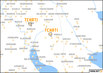 map of Tchati