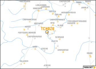 map of Tʼchaze