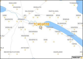 map of Tcheurno