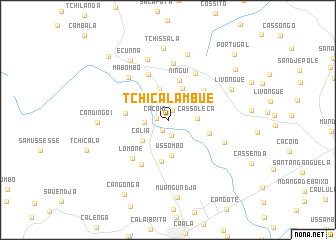 map of Tchicalambue