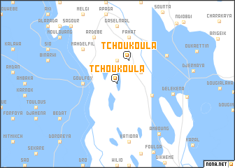 map of Tchoukoula