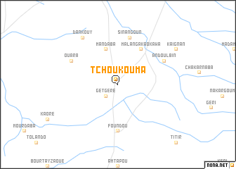 map of Tchoukouma