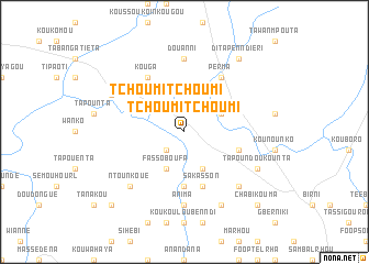 map of Tchoumi-Tchoumi