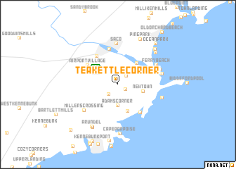 map of Tea Kettle Corner