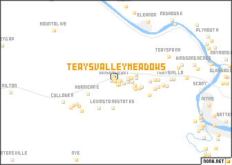 map of Teays Valley Meadows