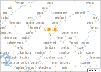 map of Tebalau