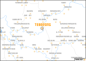 map of Tebarong