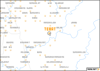 map of Tebat