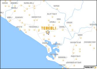 map of Tebebli