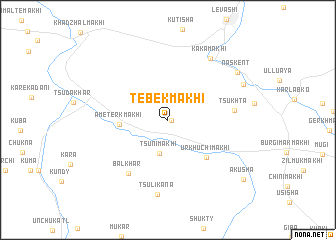 map of Tebekmakhi