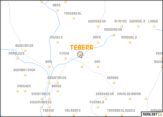 map of Tébéra