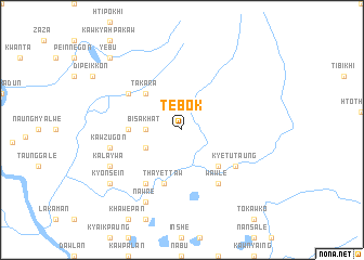 map of Tebok