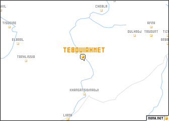 map of Tebouiahmet