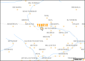 map of Tebrin