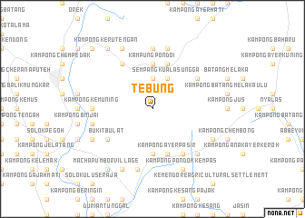 map of Tebung