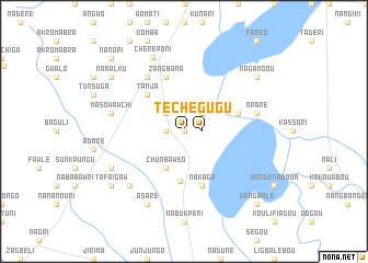 map of Techegu