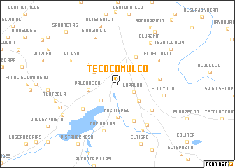 map of Tecocomulco