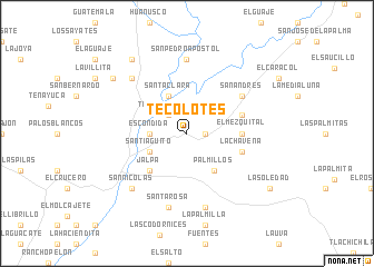 map of Tecolotes