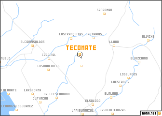 map of Tecomate