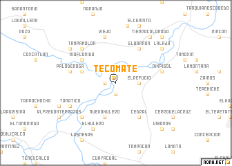 map of Tecomate