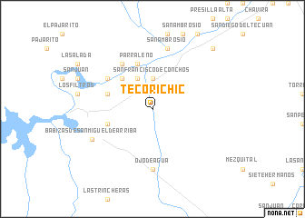 map of Tecorichic