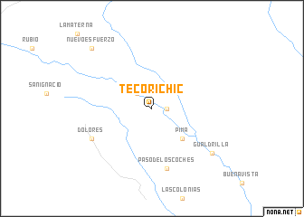 map of Tecorichic