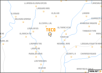 map of Teco