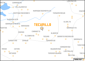 map of Tecupilla