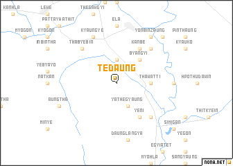 map of Tedaung