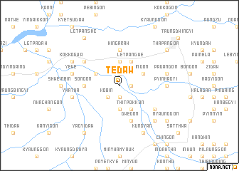 map of Tedaw