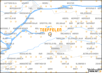 map of Teeffelen