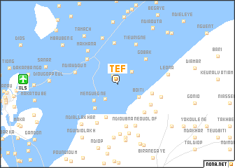 map of Tèf