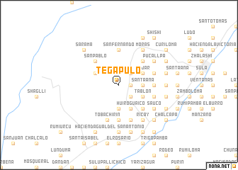 map of Tegapulo