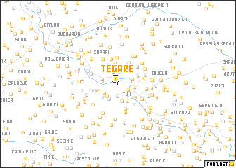 map of Tegare