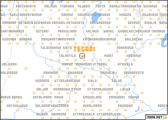 map of Tegāri