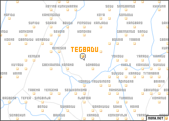 map of Tegbadu