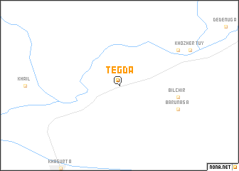 map of Tegda