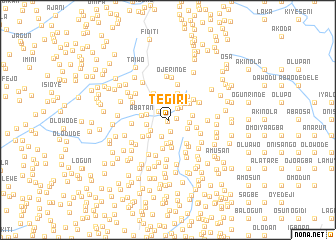 map of Tegiri