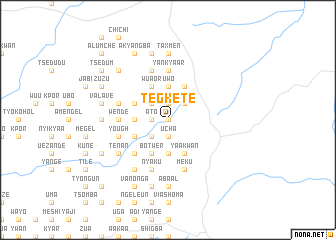 map of Tegkete