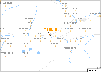 map of Teglio