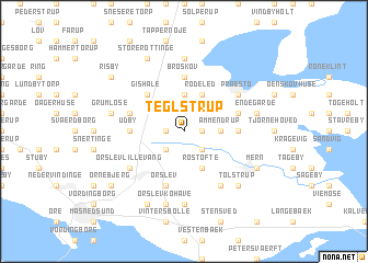 map of Teglstrup