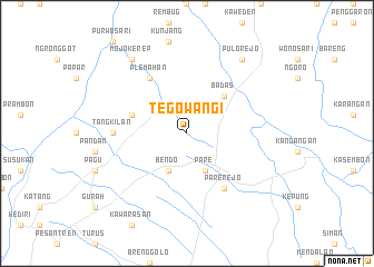 map of Tegowangi