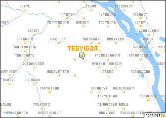 map of Tegyigon