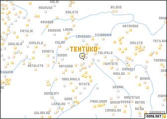 map of Tehtuko