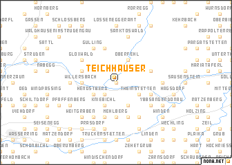 map of Teichhäuser