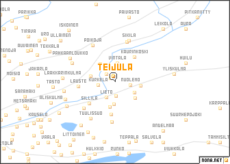 map of Teijula