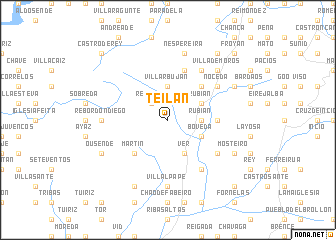 map of Teilán